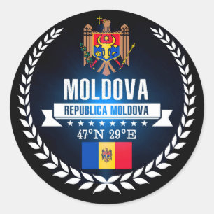 Moldova Ronde Sticker