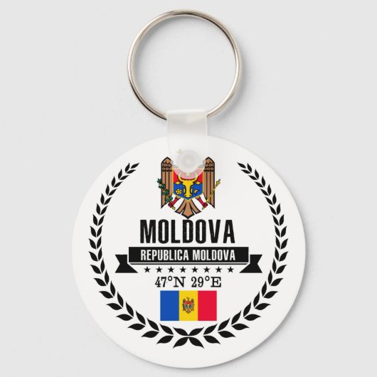 Moldova Sleutelhanger (Voorkant)