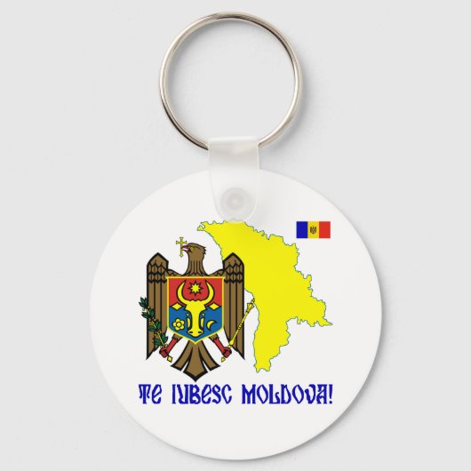 Moldova Sleutelhanger (Voorkant)