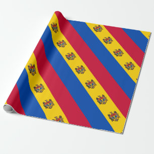 Moldova Vlag Cadeaupapier