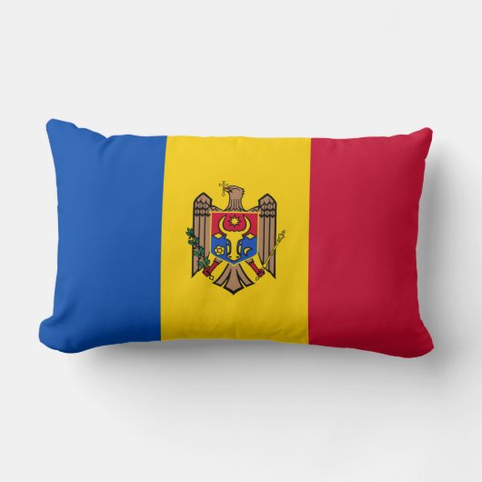 Moldova Vlag Kussen (Voorkant)