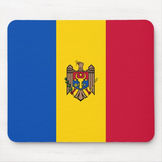 Moldova Vlag Muismat (Voorkant)