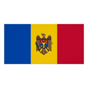 Moldova Vlag Perfect Poster