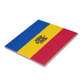 Moldova Vlag Tegeltje (Zijkant)
