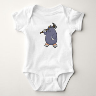 Mole als boer met Pickaxe & Spotlight Romper