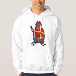 Mole als brandblusmiddel met brandblusapparaat hoodie