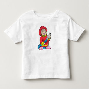 Mole als brandweerman met slang kinder shirts
