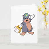 Mole als verpleegster met EHBO-doos.PNG Kaart (Gele Bloem)