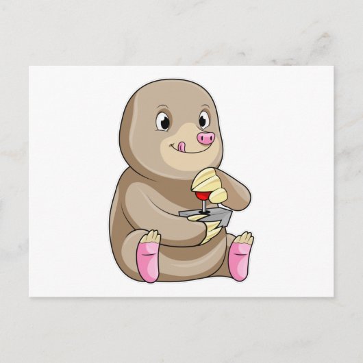 Mole as Gamer met Joystick Briefkaart (Voorkant)