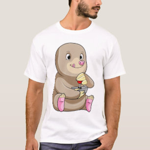 Mole as Gamer met Joystick T-shirt