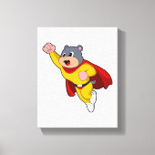 Mole as Hero Canvas Afdruk (Voorkant)