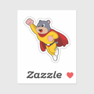 Mole as Hero Sticker