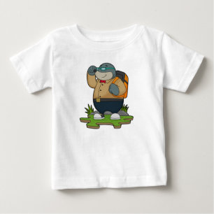 Mole as Hiker with Backpack