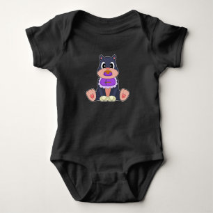 Mole Baby Pacifier Bib Romper