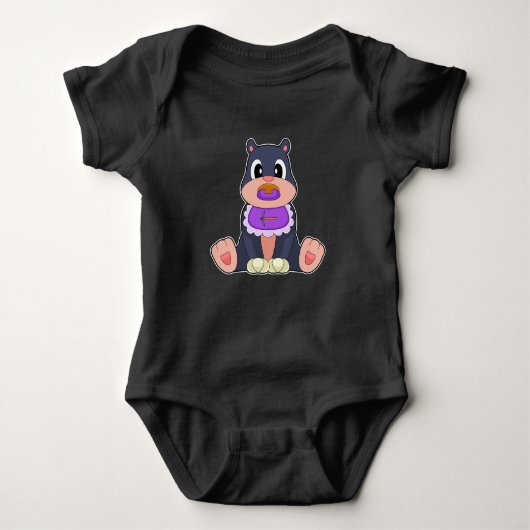 Mole Baby Pacifier Bib Romper (Voorkant)