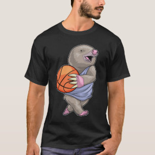 Mole Basketball speler Basketbal T-shirt