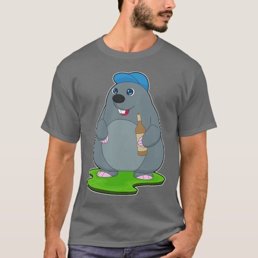 Mole Bottle Beer T-shirt (Voorkant)