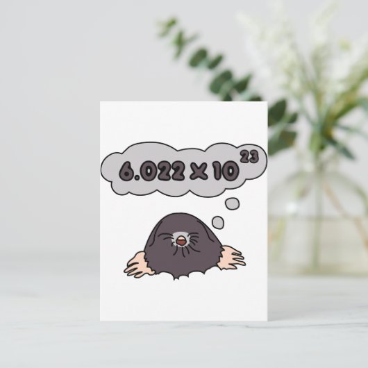 Mole Briefkaart (Staand voorkant)