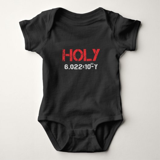Mole Carbon Chemistry Heilige Moley Avogadro Scien Romper (Voorkant)