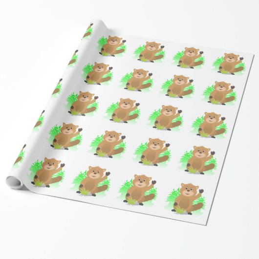 Mole clipart cadeaupapier (Uitgerold)