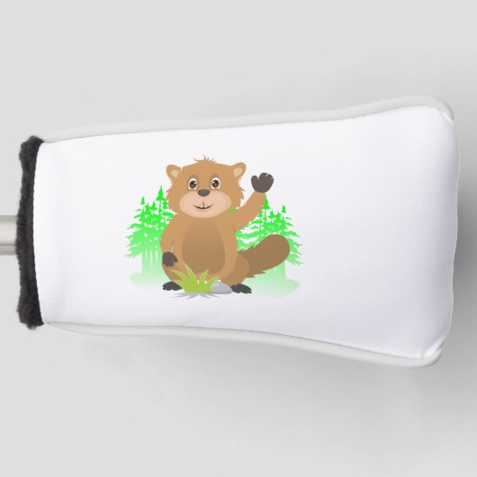 Mole clipart golfheadcover (Voorkant)