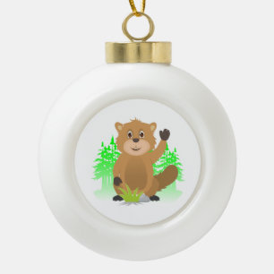 Mole clipart keramische bal ornament