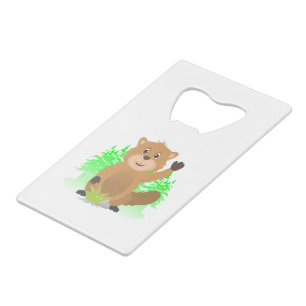 Mole clipart kredietkaart flessenopener