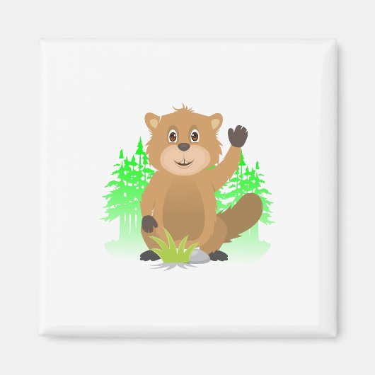 Mole clipart magneet (Voorkant)