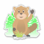 Mole clipart sticker (Voorkant)