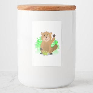 Mole clipart voedselcontainer etiket