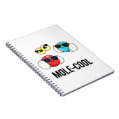 Mole-Cool Funny Molecule Pun Notitieboek (Rechterzijde)