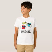 Mole-Cool Funny Molecule Pun T-shirt (Voorkant volledig)