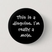 Mole Costume Ronde Button 5,7 Cm (Voorkant)