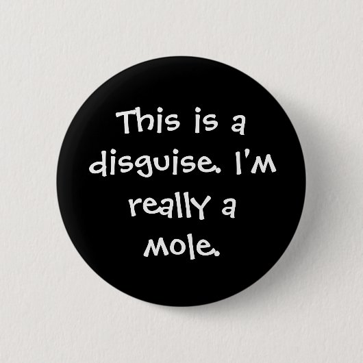 Mole Costume Ronde Button 5,7 Cm (Voorkant)