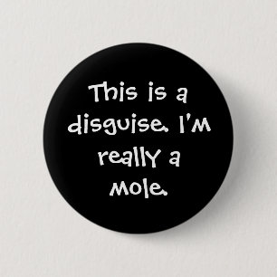 Mole Costume Ronde Button 5,7 Cm
