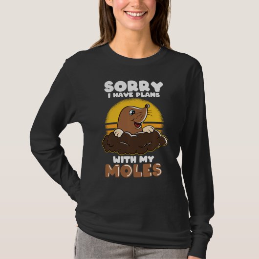 Mole Day Mole Hunter Cute Mole Plans with Mo T-shirt (Voorkant)