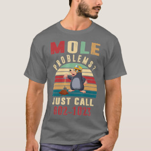 Mole Day Mole Problemen roepen enkel Avogadros Aan T-shirt