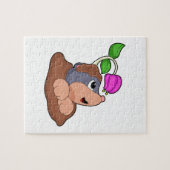 Mole Earth Flower Legpuzzel (Horizontaal)