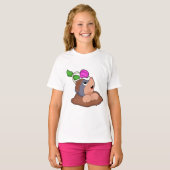 Mole Earth Flower T-shirt (Voorkant volledig)