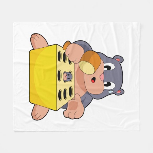 Mole Game Fleece Deken (Voorkant (Horizontaal))