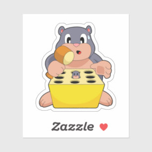 Mole Game Sticker
