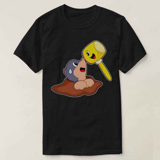 Mole Hammer T-shirt (Design voorkant)