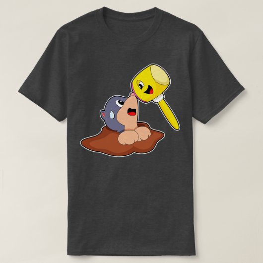 Mole Hammer T-shirt (Design voorkant)