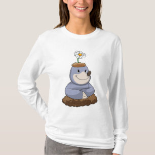Mole met Daisy Flower T-shirt