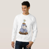 Mole met Daisy Flower Trui (Voorkant volledig)