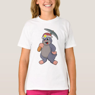 Mole met Pickaxe T-shirt