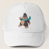 Mole met Scarf Trucker Pet (Voorkant)