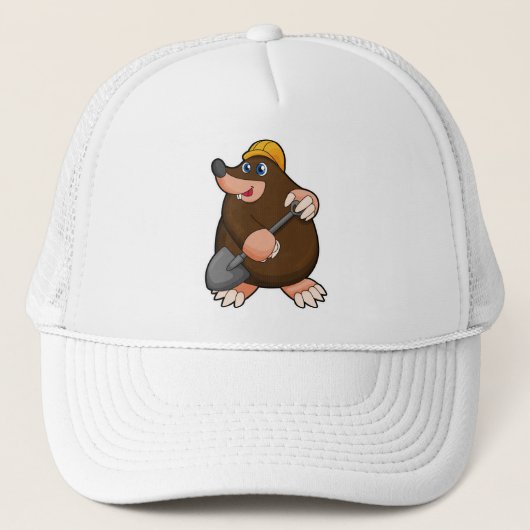 Mole met schittering en hard pet (Voorkant)