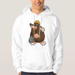 Mole met schittering en hard pet hoodie