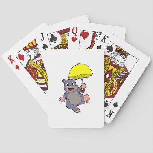 Mole met Umbrella Pokerkaarten (Achterkant)